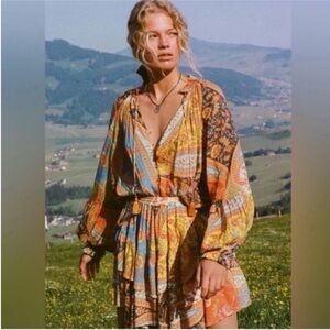 NWT Spell Belladonna Blouse in Kaleidoscope-Small